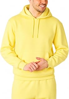 RIPT Men's Fleece Hoodie Pullover with Pockets and Drawstring, Long Sleeve Soft Sweatshirt for Gym Fitness Loungewear