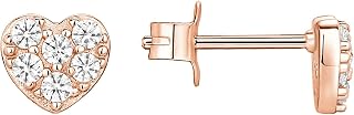 PAVOI 14K Gold Plated Dainty Stud Earrings for Women, Minimalist Piercings