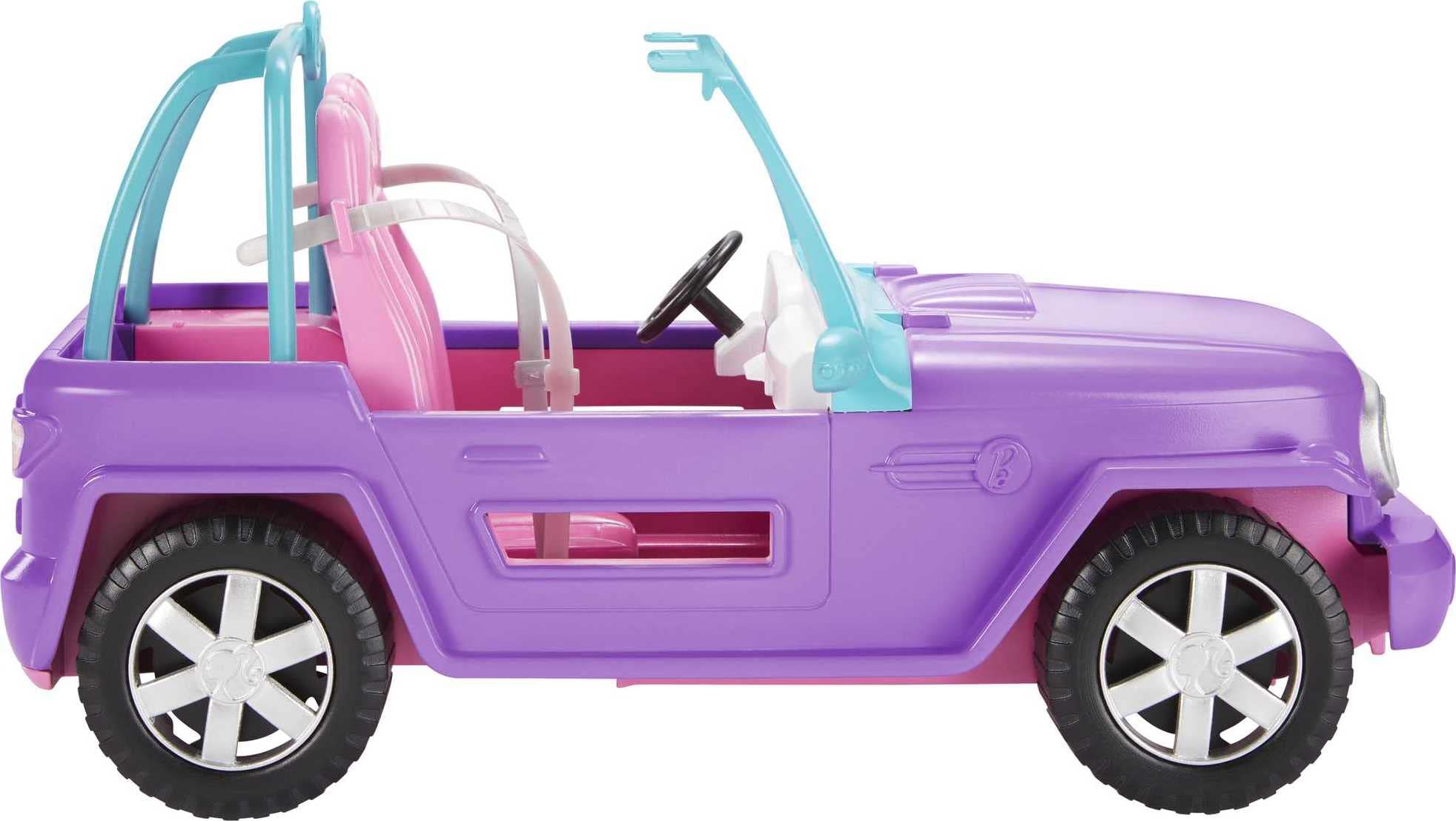 Barbie Dreamland Off-Road Vehicle | Purple Vehicle Featuring 2 Pink Seats and Wh
