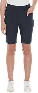 PGA Tour Womens 9.5” Pull-on Golf Shorts with Tummy Control, Performance Stretch, Moisture-Wicking, Sun ProtectionGolf Pants