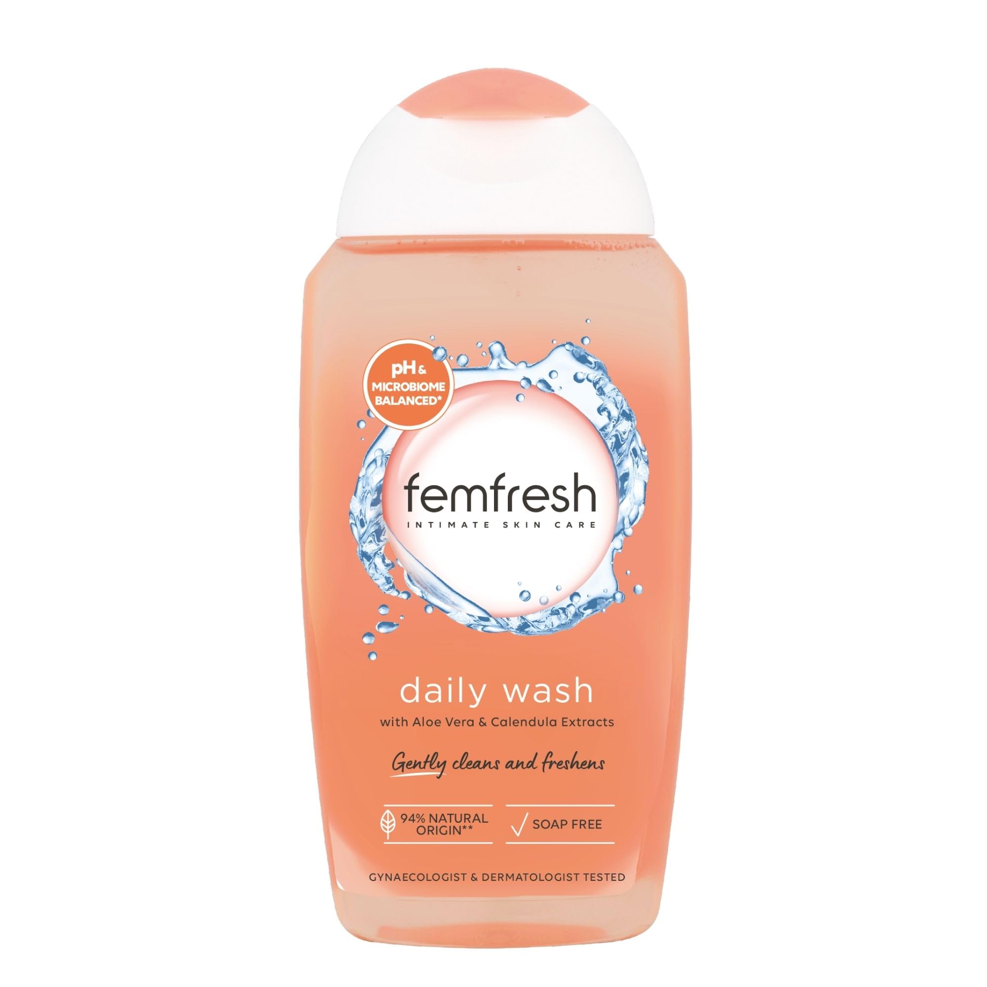 Femfresh Daily Intimate Wash, Soap Free Shower & Bath Gel Cleanser, 250ml | Hypo