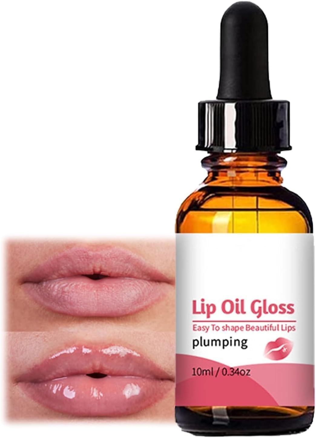 sjfscqr Essence Lip Plumper,Peptide Lip Plumping Serum,Women's Lip Oil Gloss,Moi