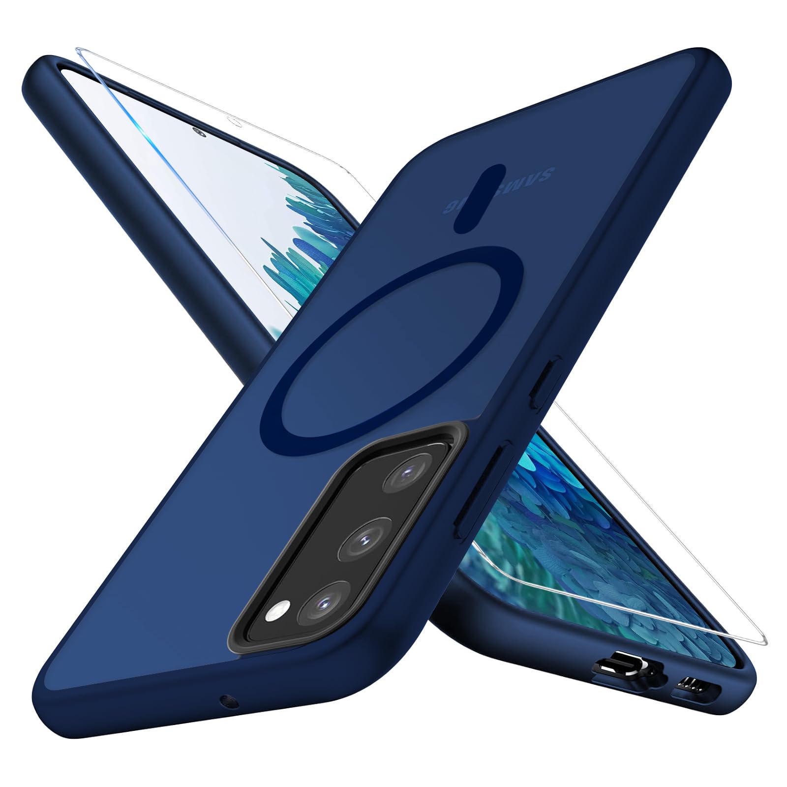 Mobile Phone Case for Samsung Galaxy S20 FE Magnetic Case with Protective Film [