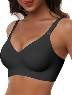 HORISUN Soft Bras for Women Seamless Underwire Push Up Bras Full Coverage Support and Lift