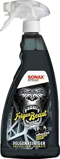 SONAX FelgenBeast (1 litre) rim cleaner for all polished, chrome-plated and matte steel and alloy wheels, item no. 04333000. | Felgenreiniger für alle polierten, verchromten und matten Stahl- & Leichtmetallfelgen