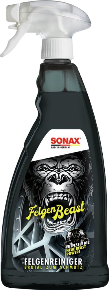 SONAX FelgenBeast (1 litre) rim cleaner for all polished, chrome-plated and matt