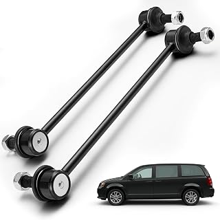 Vepagoo K7258 Front Sway Bar Links for Grand Caravan, Town & Country | for Grand Caravan 1996-2020, Town & Country 1996-2016, Caravan 1996-2007, Voyager, Front Left & Right Stabilizer End Link Kit