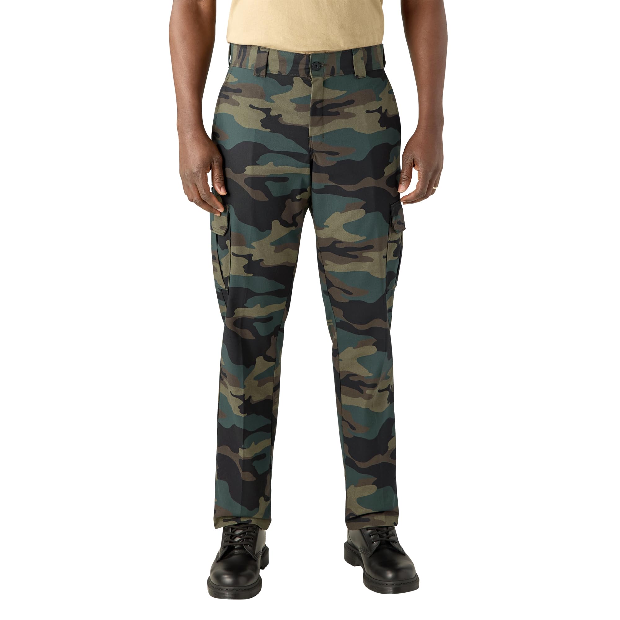 Dickies Men's Regular Straight Stretch Twill Cargo Pant Men's Work Utility Pants
