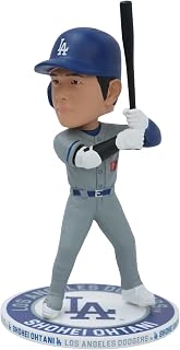 Shohei Ohtani Los Angeles Dodgers Hitting 5 Inch Repeat Name On Base Away Bobblehead MLB