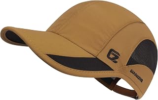 GADIEMKENSD Unstructured Quick Dry Sports Cap Outdoor Sun Protective Unisex