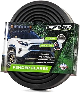 EZ Flares - Offroad Flexible Foam Rubber Fender Flares 1-inch Extension | Universal Flexible Fit • Adds 1-Inch Fender Extension • Durable Foam Rubber • Peel-and-Stick Installation • Made in USA