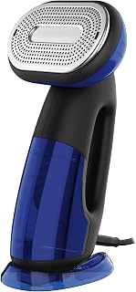 Conair 2-in-1 Handheld Steamer and Iron for Clothes, Turbo ExtremeSteam 1875W Garment Steamer and Clothing Iron,Black / Blue
