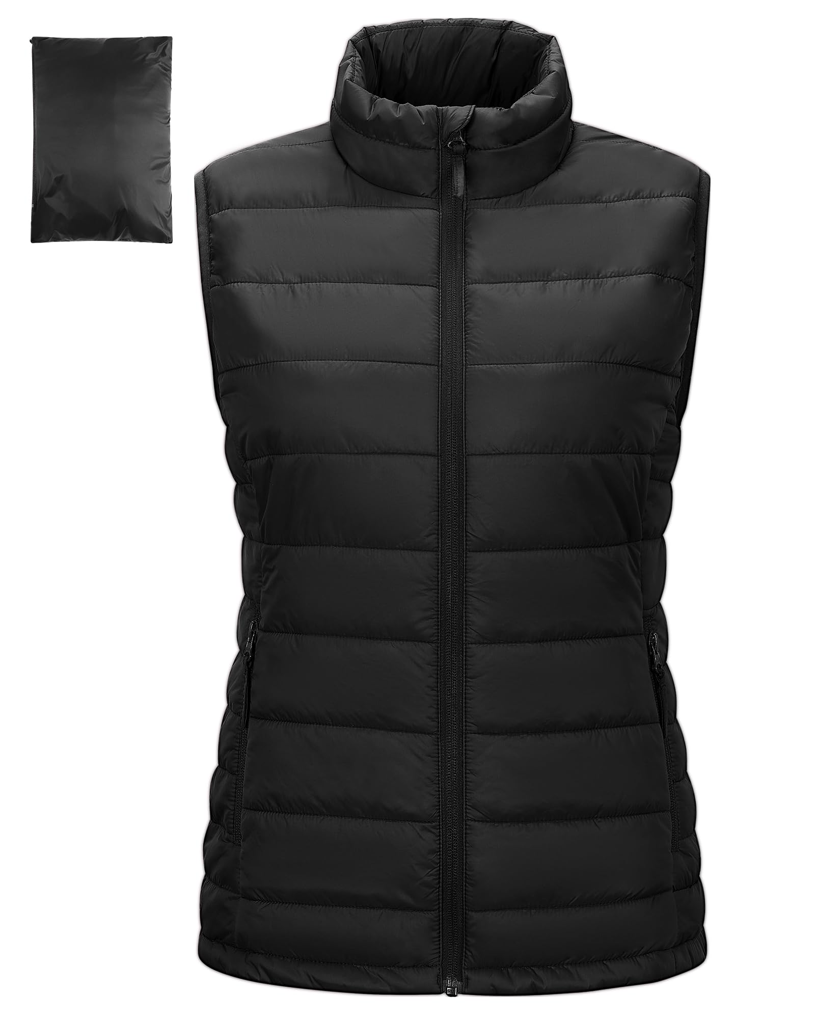 Outdoor Ventures Women Padded Windproof Sleeveless Vest for Hiking Running Golf 