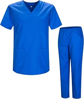 Misemiya - Unisex Blouse Uniform Set - Medical Uniform with Top and Pants - 817-8312