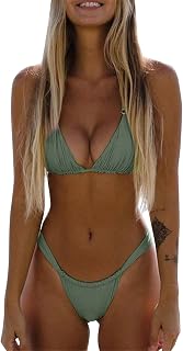 Generico Thong Swimsuit Women Sea Sexy Swimwear with Two Swimsuits Thong Bikini Two Piece Bikini Cut Brazilian Push-up Swimsuit