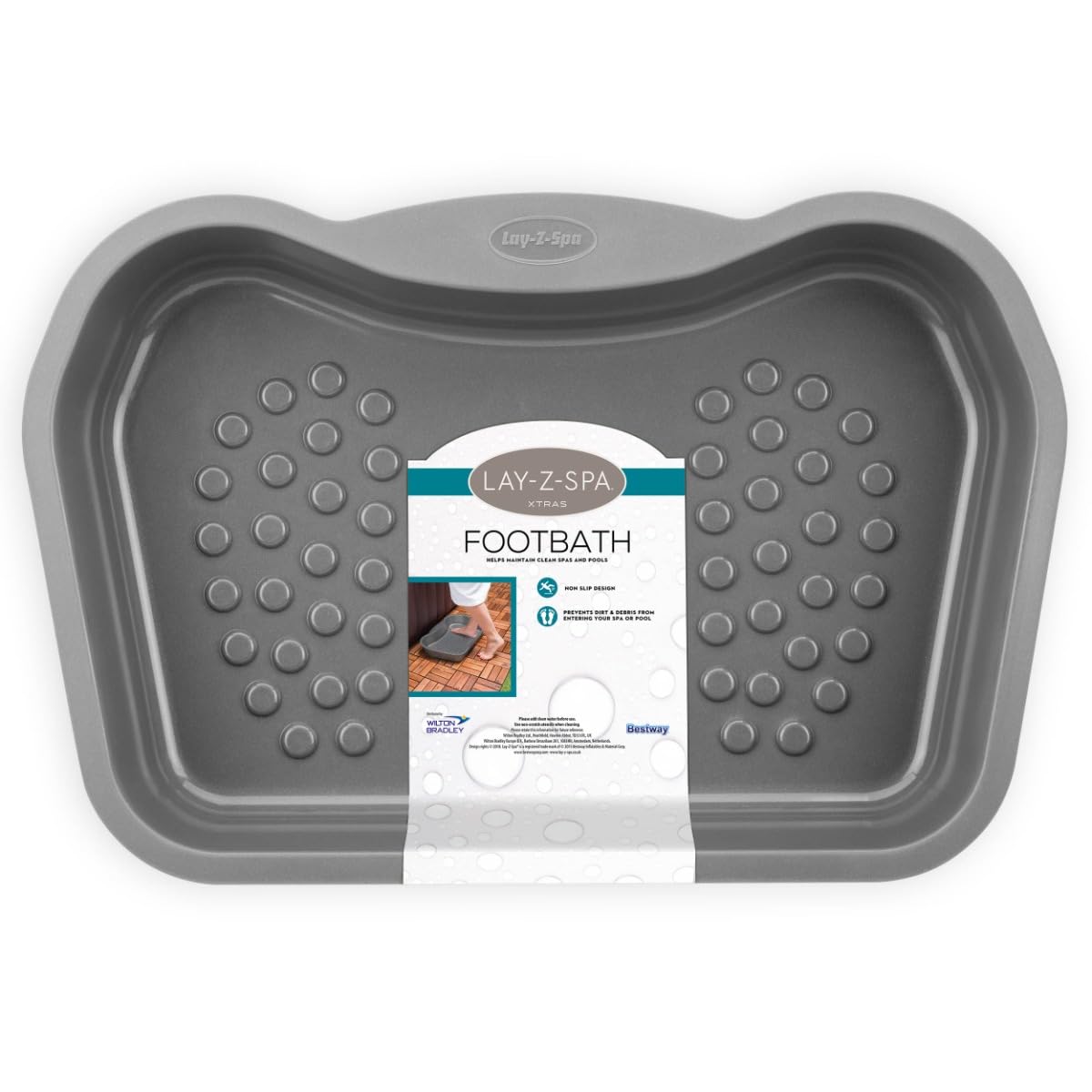 Lay-Z-Spa Foot Bath Tray, Hot Tub, Spa & Pool Accessory, Non-Slip | Heavy Duty P