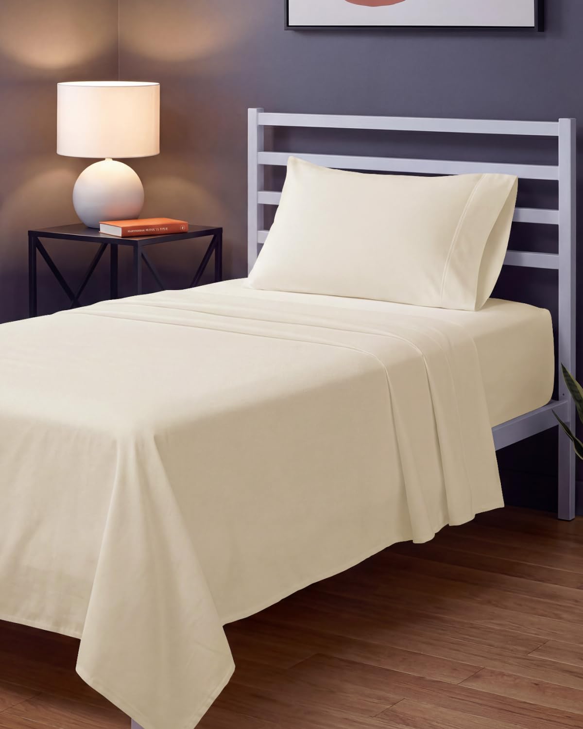 Sleepy Town Twin Size Bed Sheets - 3 Piece - Twin Sheet Set - Extra Soft, Comfy 