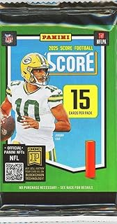 2025 Panini SCORE Football EXCLUSIVE Sealed MEGA Foil Pack with (15) Cards!