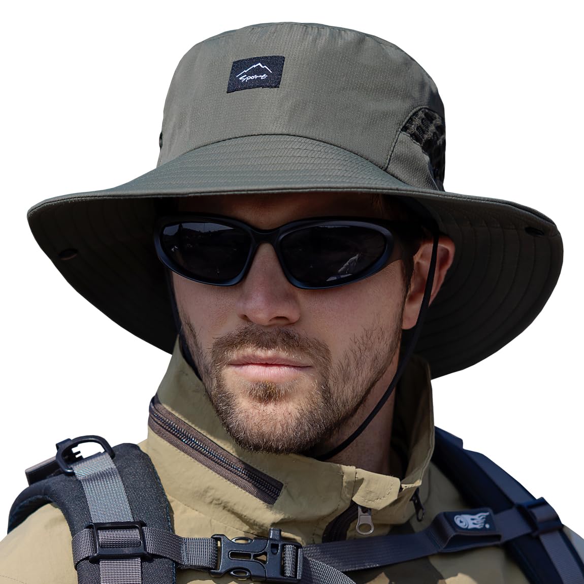 Sireck Fishing Hat, UPF50+ Wide Brim Sun Hat for Men Women, UV Protection Hiking