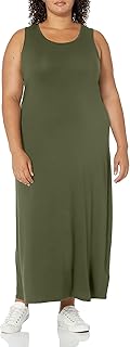 Amazon Essentials Womens Women's Tank Maxi Dress_dnu