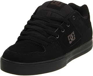 DC Men's Pure Skate Shoe,Black/Pirate Black,9 M US