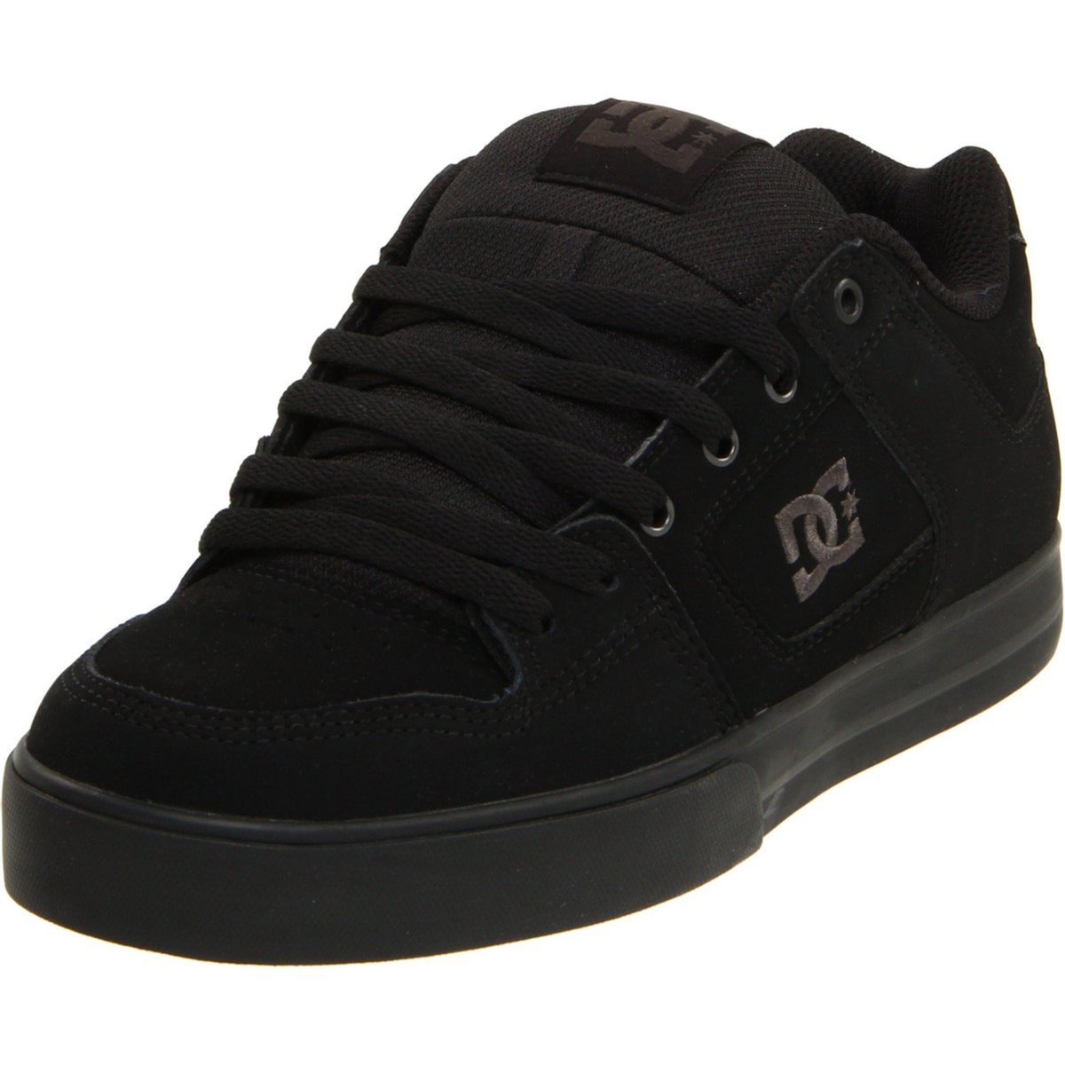 DC Men's Pure Casual Low Top Skate Shoe, Black/Pirate Black, 10 D US