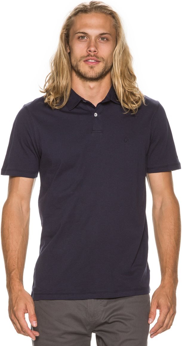Volcom A0111700 Men's Short Sleeve Polo Shirt, Modern Fit, Solid Color, Stylish