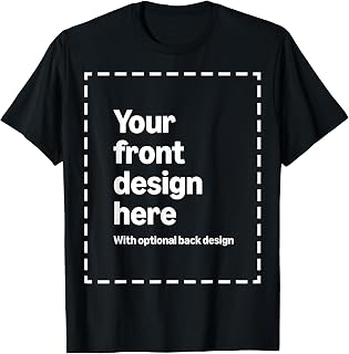 Personalised/Custom Front and Back T-Shirt with Your Image