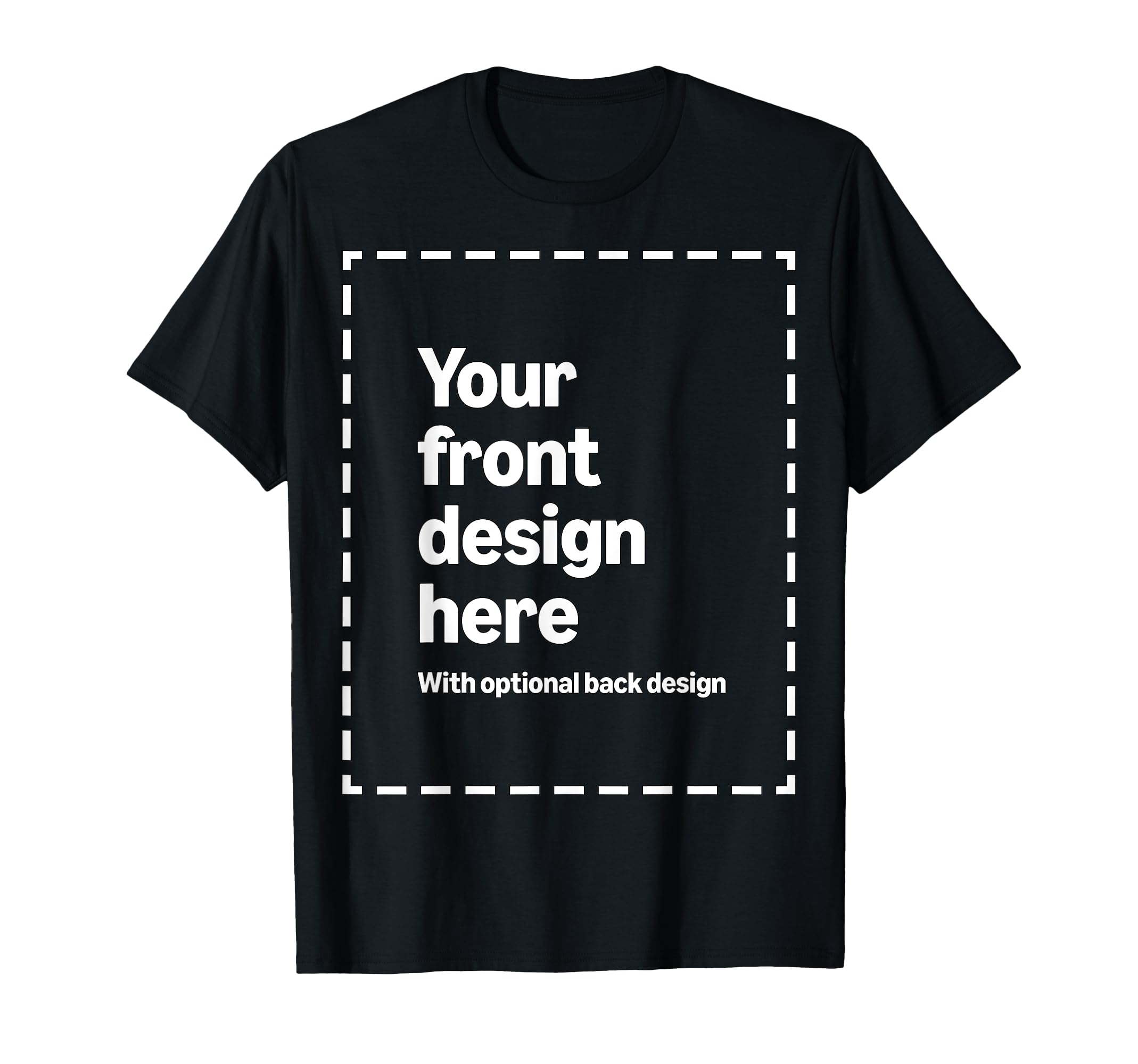 Personalised/Custom Front and Back T-Shirt with Your Image