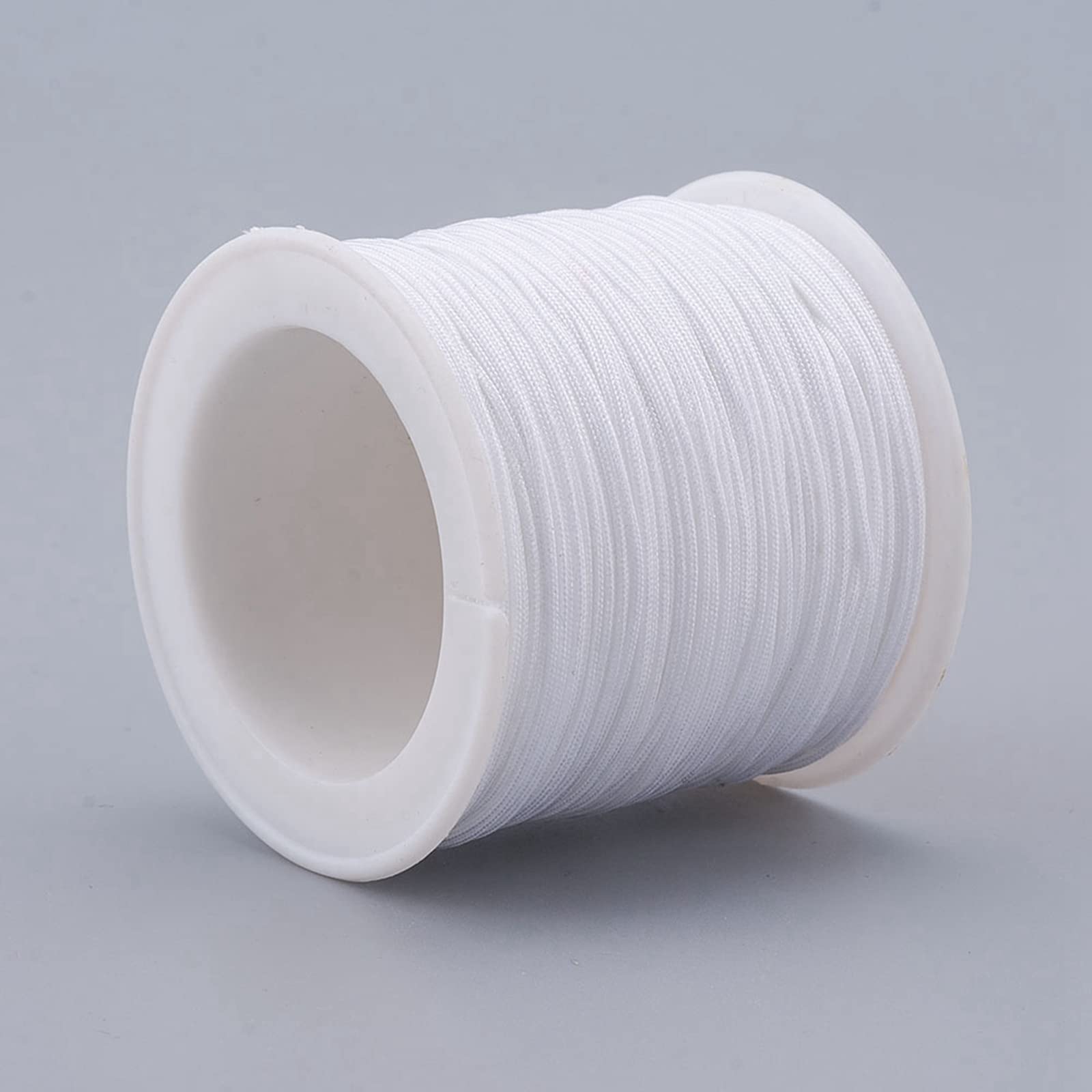 Generic 100 Yards Nylon Beading Cord Chinese Knotting Rattail Macrame Rope Beadi