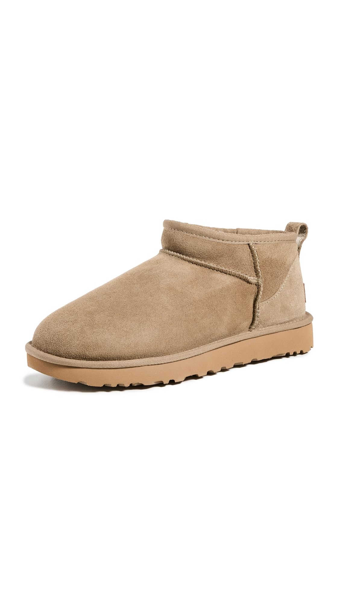 UGG Ultra Mini Classic Leather Ankle Boots Green