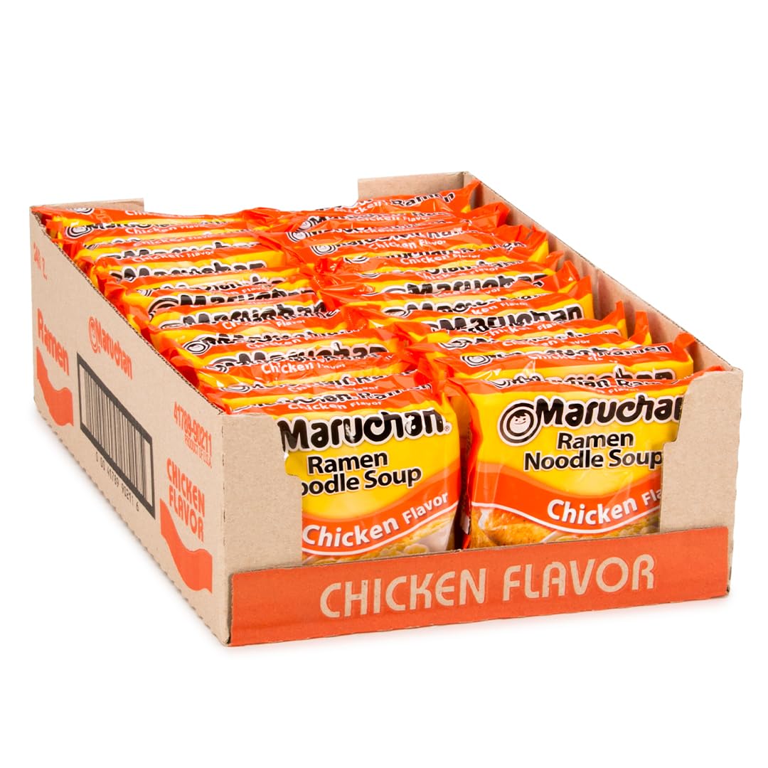 Maruchan Ramen Noodle Soup, Chicken Flavor – Japanese-Style Instant Noodles, Qui