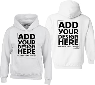 shop4ever Custom Design Your Own Hoodie Sweatshirt