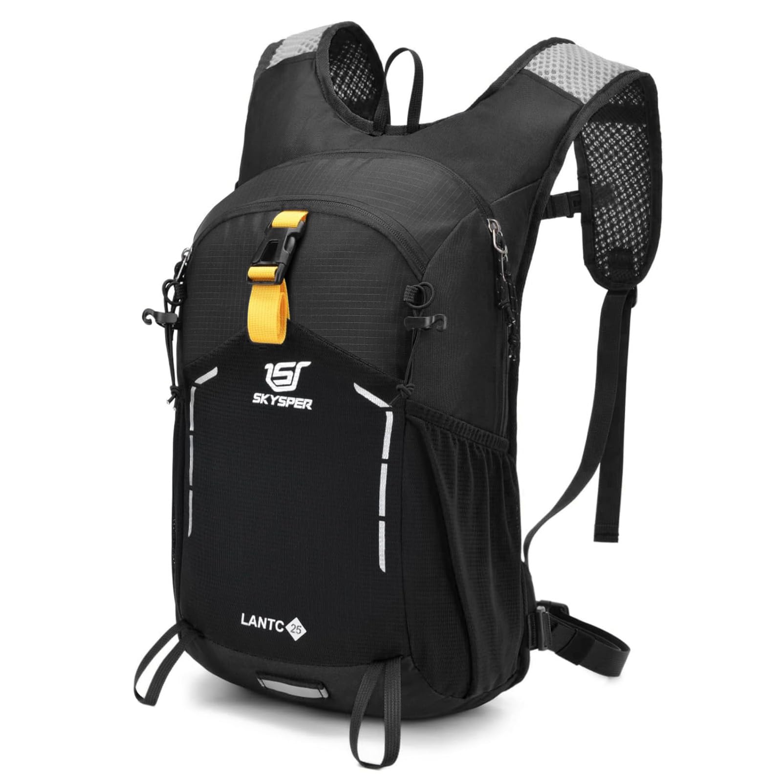 SKYSPER スモール ハイキングバックパック - 15L トラベルデイパック 軽量バッグ 防水 ハイキングバックパック レディース メンズ