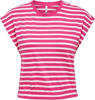 ONLY Onllira Life S/S V-Neck Top Jrs Noos Onllira Life S/S V-Neck Top Jrs Noos Women (Pack of 1)
