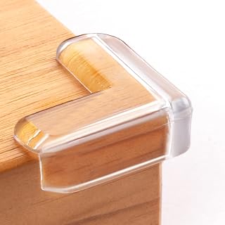 8 Pack Corner Protector for Baby, Clear Corner Protectors,Corner Guard | Furniture Edge Safety Bumpers , Baby Proof Bumper , Furniture &amp; Table Edges Furniture &amp; Sharp Corners Baby Proofing (L Shape)
