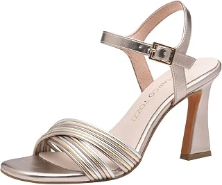 MARCO TOZZI Women's Sandals with Heel, Elegant with Clasp