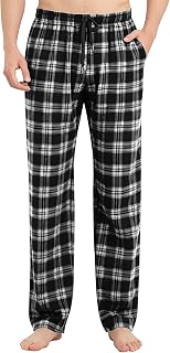 Men's Tall Plaid Pajama Pants 32/34/36/38 Inseam Lounge Sleepwear Bottoms