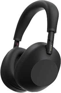 Sony WH-1000XM6 The Best Noise Cancelling Wireless Headphones, Black | HD NC Processor QN3, 12 Microphones, Adaptive NC Optimizer, Mastered by Engineers, Studio-Quality, Up to 30 Hrs of Battery