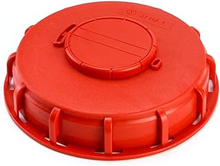 QWORK IBC Tote Lid Cover, 6.5" IBC Tank Water Liquid Tank Cap with Vent Hole for Chemical, Food, Industries Storage