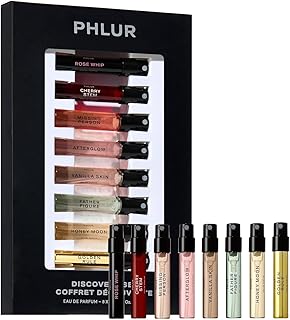 PHLUR Fragrance Discovery Set (2026) - 8pc Perfume Sample Set | Features New Releases Cherry Stem, Afterglow and Honey Moon - 2mL Each, Mini Perfume Fine Fragrance Samples