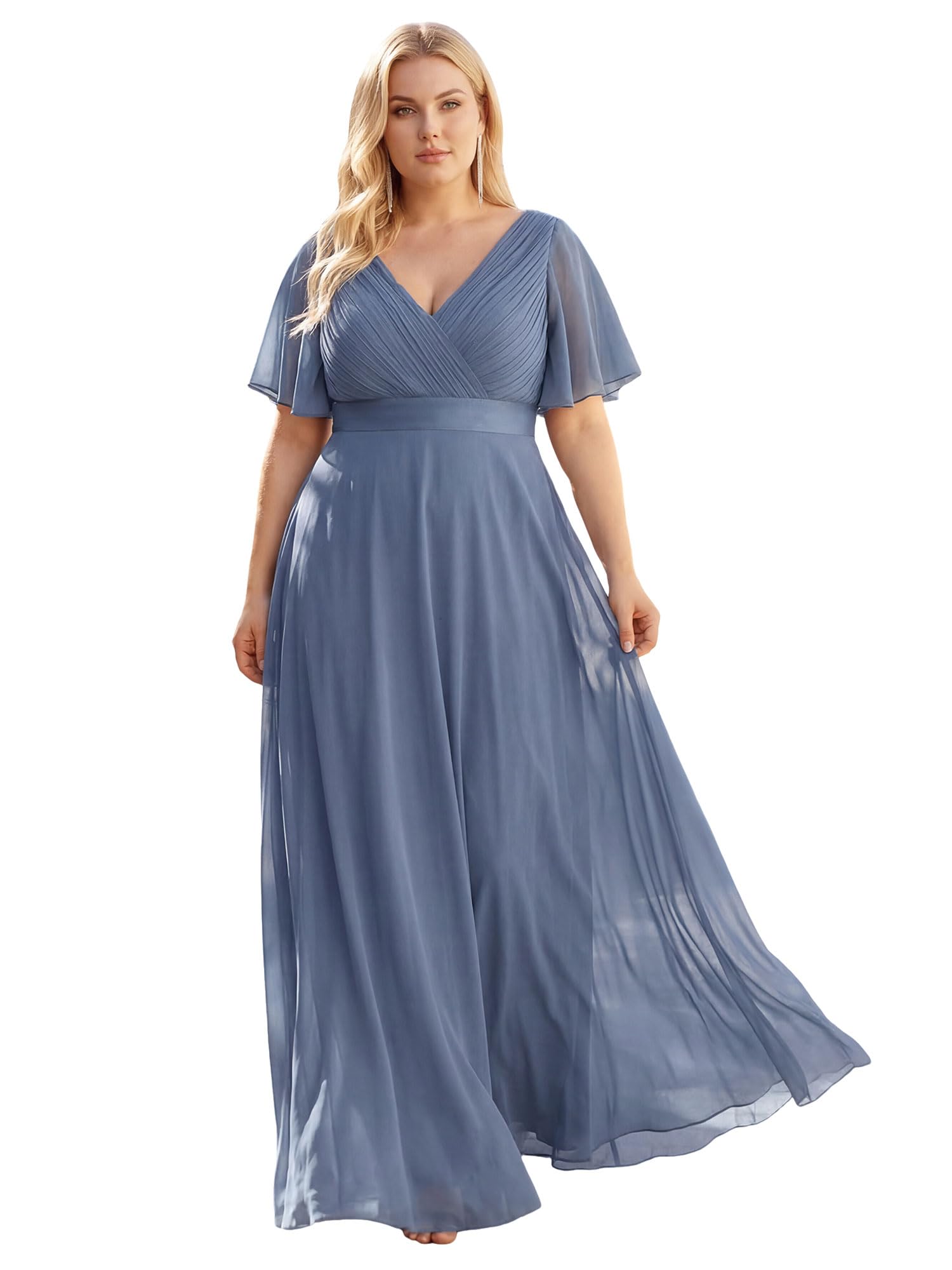 Ever-Pretty DRESS レディース US サイズ: 22 カラー: ブルー