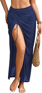 AI'MAGE Women Sheer Mesh Cover Up Swimwear Cover Up Long Beach Cover Up Swimsuit Cover Up Swimwear S-XXL