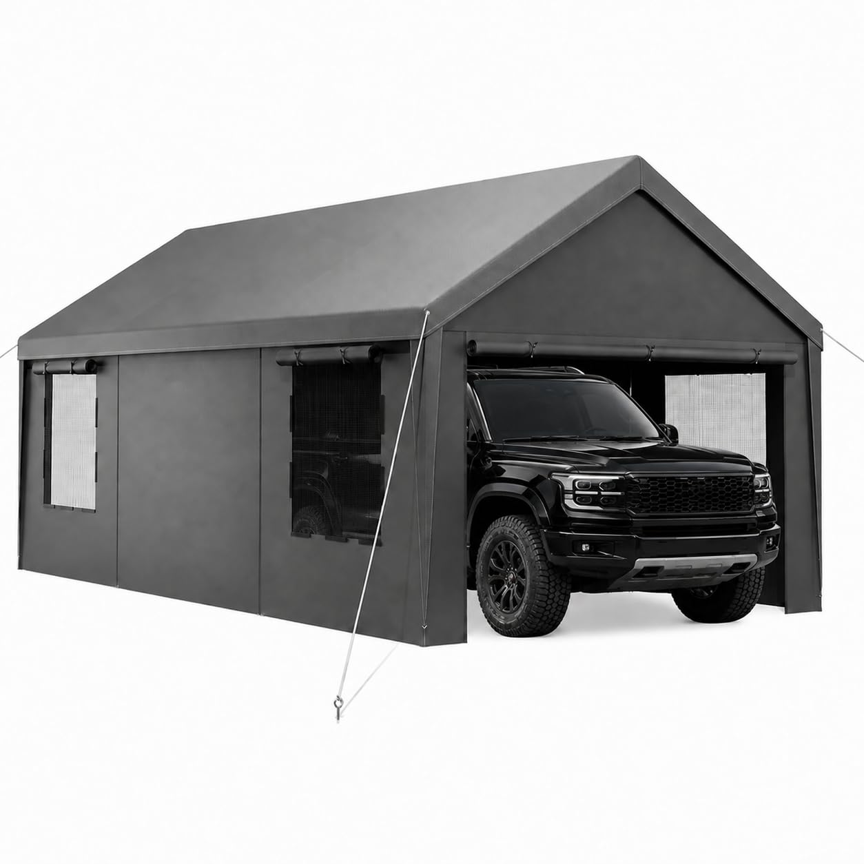 12 x 20 FT Heavy Duty Carport Canopy Outdoor Patio Portable Garage | Waterproof 
