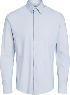 JACK & JONES Classic Shirt, Shirt Collar and Slim Fit