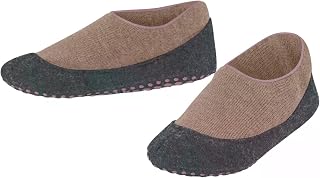FALKE Unisex Kids Cosy Slipper Socks Slippers Breathable Heat-regulating Anti-Odour Virgin Wool Rubber Sole Non-Slip Best Grip Thick Warm Padded Inner 1 Pair
