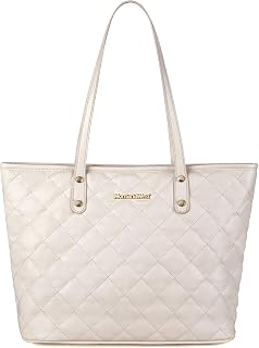 Montana West Quilted Tote Bag for Women Shoulder Bag Fashion Handbags with Top Zipper