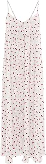 Onlnova Life Vis Roxy Long Dress AOP, Cloud Dancer, L