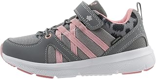 Evergreen Boys Girls Sneakers | Lightweight Breathable Mesh/Leather Athletic Running Kids Tennis Shoes | Hook and Loop Girls Boys Footwear