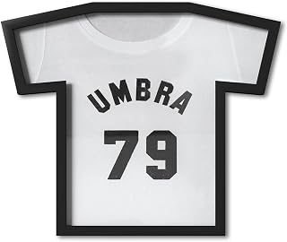 Umbra T-Frame T-Shirt Display Case Wall Mount, Small, Black